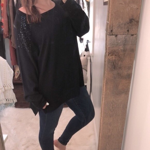 Verve Ami black knit sweater size 2X new with tags - Picture 2 of 6